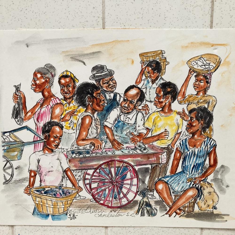 Signed watercolor art print